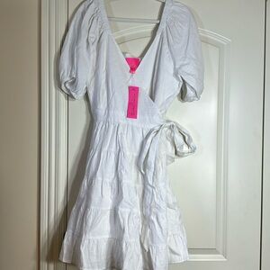 NWT White Linen Lilly Dress